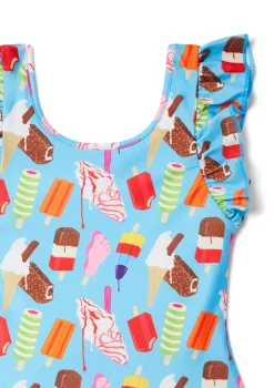 Boardies Apparel Ice Creams Ruffle Swimsuit
