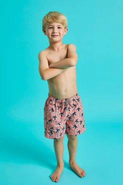 Boardies Apparel Kids Flair Palm Orange