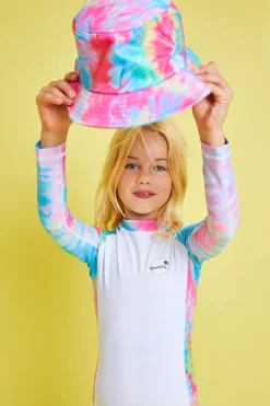 Boardies Apparel Kids Spiral Tie Dye Bucket Hat