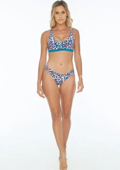 Boardies Apparel Tropical Cheetah Reversible Crop Top