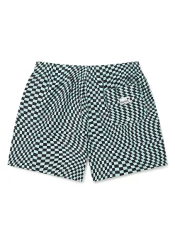 Boardies Apparel Warped Check Teal